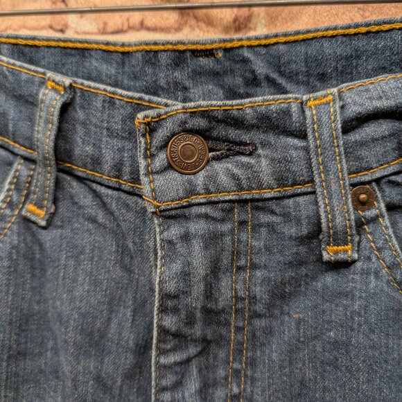 Levi's 514 Classic Blue Denim Jeans Size W32 L32 - Picture 5 of 15